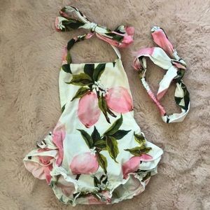Baby Girl Halter Romper